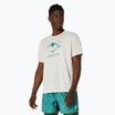 Tricou de alergare pentru bărbați ASICS Fujitrail Logo birch/white sage/rainy lake