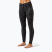 Pantaloni termoactivi pentru femei Surfanic Cozy Limited Edition Long John black zebra