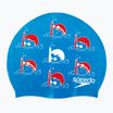 Cască de înot pentru copii Speedo Slogan Print blue