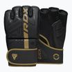 Mănuși de grappling RDX Grappling F6 golden