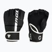 Mănuși de grappling RDX F6 negru-albe GGR-F6MW