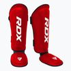 Apărători pentru tibie RDX T1 Shin Instep Guards red/white
