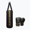 Sac de box RDX F6 Junior Punch Bag + Boxing Gloves matte gold