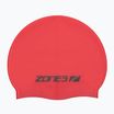 ZONE3 Silicone Swim Cap roșu