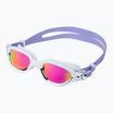 Ochelari de înot ZONE3 Venator-X white/silver/lilac/polarised revo purple