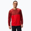 Longsleeve de ciclism pentru bărbați Endura Core Printed flame red