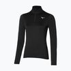 Longsleeve de alergare pentru femei Mizuno Impulse Core Half Zip black