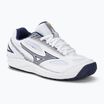 Încălțăminte de handbal pentru copii Mizuno Stealth Star 2 Jr white/blueribbon/mpgold