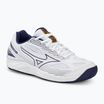 Încălțăminte de volei pentru bărbați Mizuno Cyclone Speed 4 white/blueribbon/mp gold