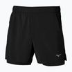 Pantaloni scurți de alergare pentru bărbați Mizuno Core 5.5" 2IN1 black