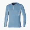 Longsleeve de alergare pentru bărbați Mizuno Dryaeroflow Half Zip parisian blue