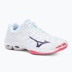 Încălțăminte de volei Mizuno Wave Voltage 2 white/violet indigo/camellia rose