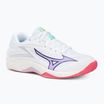 Încălțăminte de volei pentru copii  Mizuno Lightning Star Z7 white/violet indigo/camellia rose