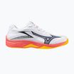 Încălțăminte de volei pentru copii Mizuno Lightning Star Z7 alb/coral aprins 2/citrus