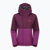 Geacă de ploaie pentru femei Rab Downpour mulberry/plum