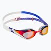 Ochelari de înot Speedo Fastskin Pure Focus Mirror flame red/true cobalt/white/shadow