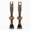 Set de supape  presta Peaty's X Chris King MK2 Tubeless Valves 42 mm bourbon
