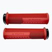 Mânere de ghidon Peaty's Monarch Knurl Thick red