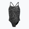 Costum de baie dintr-o piesă pentru copii Nike Hydrastrong Charms Multi Print Lace Up Back black