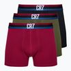 Boxeri pentru bărbați CR7 Basic Trunk 3 pary multicolor