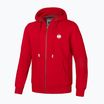 Bluză pentru bărbați Pitbull Small Logo Hooded Zip red