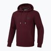 Bluză pentru bărbați Pitbull Small Logo Hooded burgundy