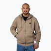 Bluză pentru bărbați Pitbull Small Logo Hooded Zip pale sand