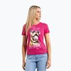 Tricou pentru femei Pitbull Synglasses Dog raspberry gold