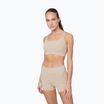 Top de yoga pentru femei 4F H4Z22-STAD016 bej