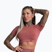 Tricou de antrenament pentru femei Gym Glamour Seamless Rashguard cherry