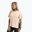 Tricou de antrenament pentru femei Gym Glamour Glamour Beige 419