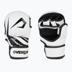 Overlord mănuși de grappling Sparring MMA piele naturală alb 101003-W/M