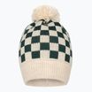 Căciulă de iarnă pentru copii KID STORY Merino green chessboard