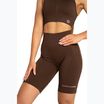 Pantaloni scurți de antrenament pentru femei Gym Glamour Push Up 2.0 dark chocolate