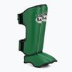 Apărători pentru tibie RAJA BOXING Lightweight Shin Guards Genuine Leather dark green