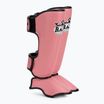 Apărători pentru tibie RAJA BOXING Lightweight Shin Guards Genuine Leather pink