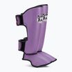 Apărători pentru tibie RAJA BOXING Lightweight Shin Guards Genuine Leather purple
