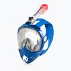 Mască facială completă de snorkeling AQUA-SPEED Brizo + suport pentru cameră albastră
