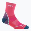 Șosete de trekking pentru copii Darn Tough Light Hiker Micro Crew raspberry