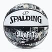 Minge de baschet Spalding Graffiti biały mărimea 7
