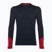 Hanorac termic pentru bărbați Helly Hansen Lifa Merino Merino Midweight Crew navy