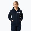 Bluză pentru femei  Helly Hansen HH Logo Full Zip Hoodie 2.0 navy