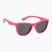 Ochelari de soare pentru copii Polaroid PLD 8056/S matte pink/grey polarized