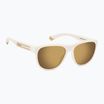 Ochelari de soare Polaroid PLD 2156/S matte white/grey gold multilayer polarized