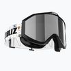 Ochelari de schi pentru copii Bliz Liner Jr black white logo/brown&silver mirror
