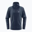 Tricou de trekking pentru bărbați Haglöfs Skuta Hood Hood albastru marin 605071