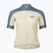 Tricou de ciclism pentru femei POC Essential Road Logo okenite off-white/calcite blue