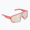 Ochelari de protecție pentru bicicletă POC Aspire ammolite coral translucent/clarity trail silver