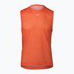 Tank top de ciclism pentru băbrați POC Air Indoor Vest zink orange