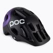 Cască de bicicletă POC Tectal Race MIPS uranium black/sapphire purple metallic/matt